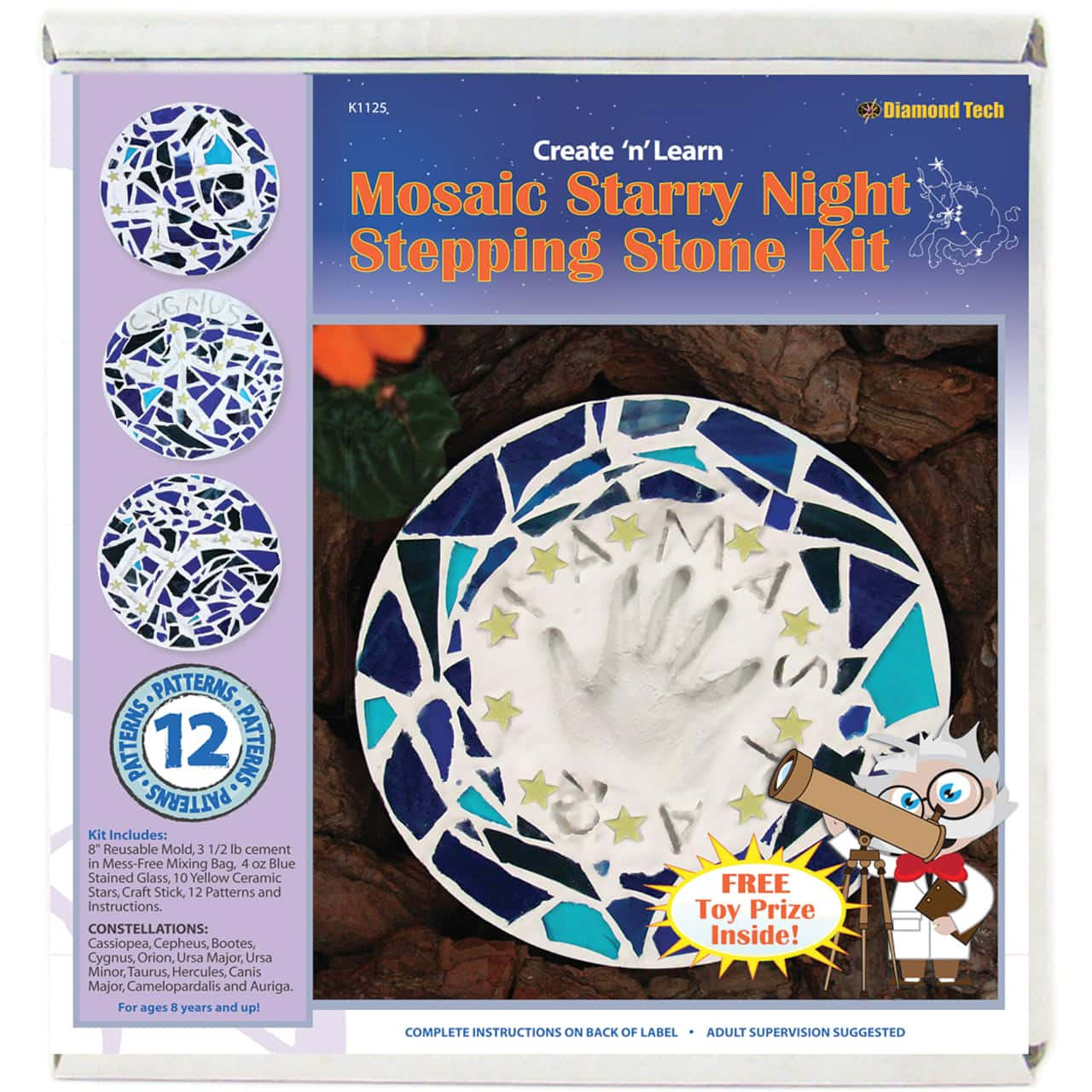 Mosaic Mercantile Mosaic Starry Night Stepping Stone Kit